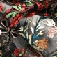 Кружево нарядное на сетке дизайн Gucci стрейч цветы и стрекозы