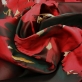 Жаккард тафта принт PRADA алые цветы