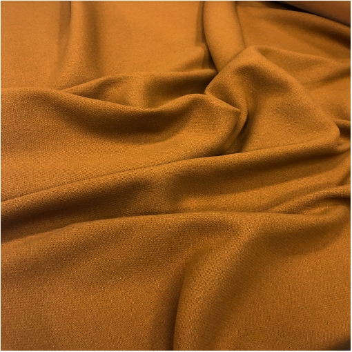 Ткань пальтовая шерсть с кашемиром double face плотного горчичного цвета 