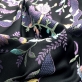 Жаккард нарядный дизайн Gucci цветочные гирлянды в сиренево-голубых тонах