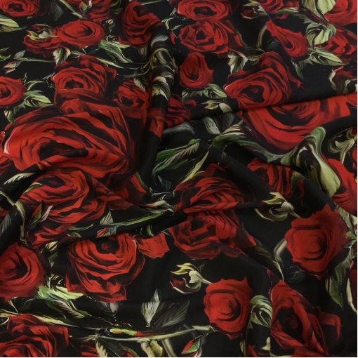 Шелк стрейч с принтом Dolce & Gabbana