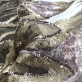 Кружево на сетке вышитое Elie Saab геометрический узор из пайеток в золотисто-розово-белой гамме